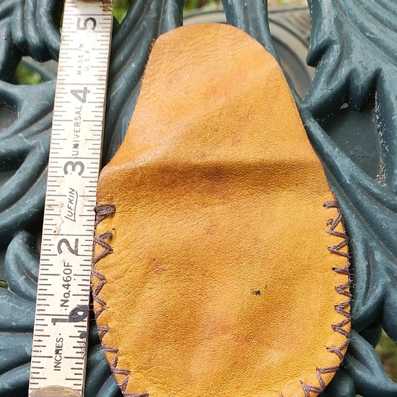 Yellow Leather Pouch - Picture 4 of 7